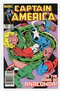 Captain America #310 1st Serpent Society Newsstand VF
