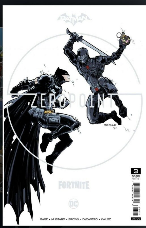 Batman Fortnite Zero Point #3 Premium Cover C sealed with code