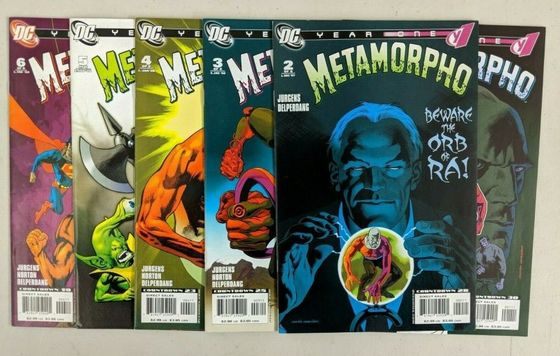 Metamorpho Year One #1-6 SET (DC 2007) - 1 2 3 4 5 6 - (8.0+) 