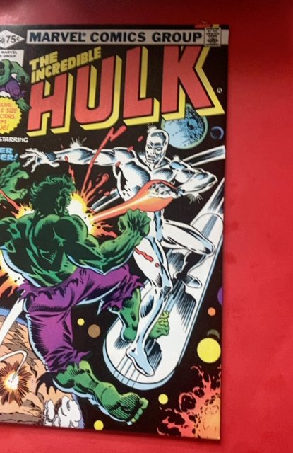 The Incredible Hulk #250 Direct Edition (1980)vs silver surfer
