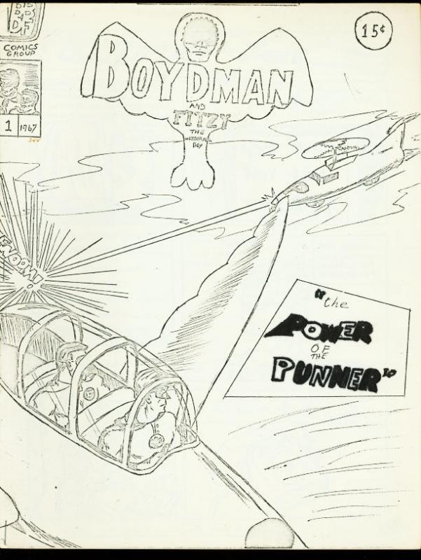 BOYDMAN AND FITZI #1-1967-BATMAN PARODY-FANZINE-RARE VG/FN