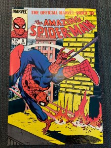 The Official Marvel Index to the Amazing Spider-Man #5 (1985)