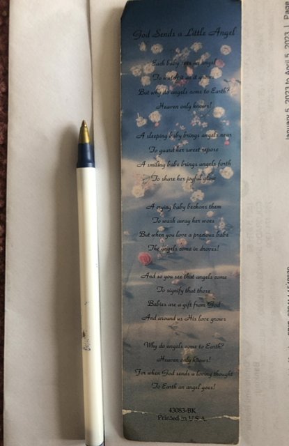 God sends a little angel by Louise TierNEY bookmark