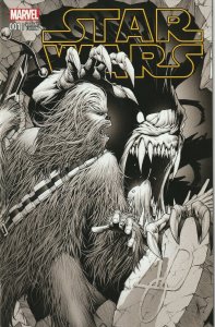 Star Wars # 1 Variant AOD B&W Cover NM Marvel