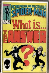 The Spectacular Spider-Man #92 (1984) Spider-Man