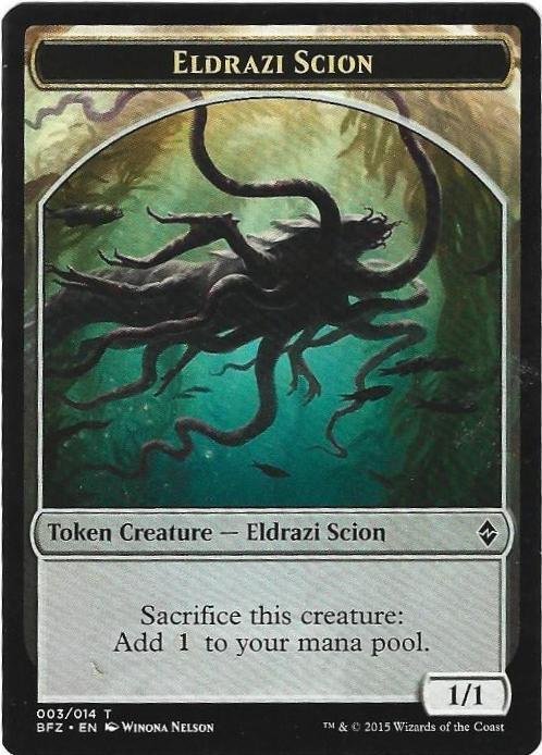 Magic the Gathering: Battle for Zendikar - Eldrazi Scion Token