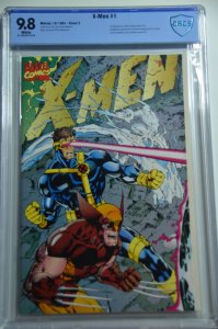 X-Men #1, covers A 9.8, B 9.8, C 9.6, D 9.6, E 9.8,   5 Books Total.  White P...