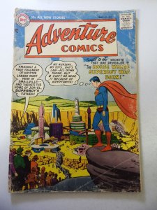 Adventure Comics #232 (1957) GD+ Condition 1/4 spine split, moisture stains