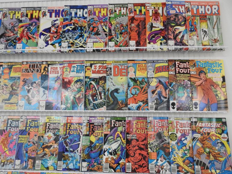 Huge Lot of 180+ Comics W/ Thor, Fantastic Four, Conan Avg. FN+ Condition!