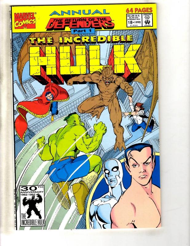 Lot Of 6 Incredible Hulk Marvel Comic Books ANNUALS # 17 18 19 20 97' 99' CR43