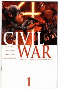 CIVIL WAR #1 (9.0-9.2) Modern Age MARVEL Classic!!!