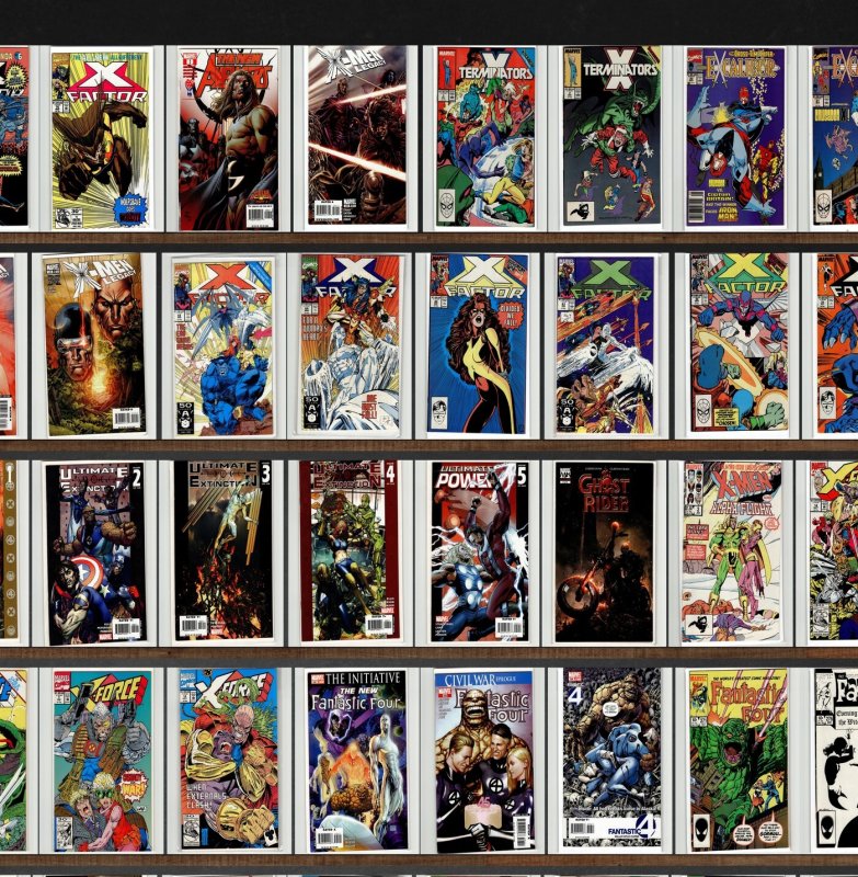 Huge Lot 150+ Comics with X-Factor, Excalibur, Fantastic Four & More!