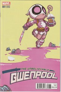 The Unbelievable Gwenpool #1(D) Skottie Young Variant