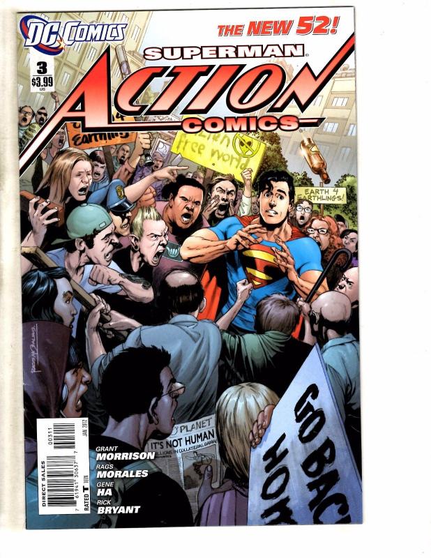 Lot Of 4 Action Comics Feat. Superman DC Comic Books New 52 # 2 3 4 5 J284