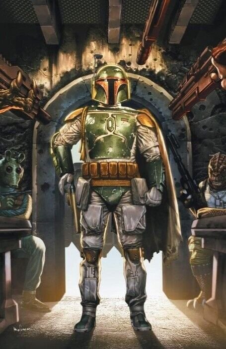 Star Wars War of the Bounty Hunters Alpha #1 Nakayama/Suayan Virgin Variant SET.