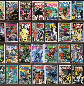 Huge Lot 140+ Comics with Power Pack, Green Lantern, Alpha Flight & More!