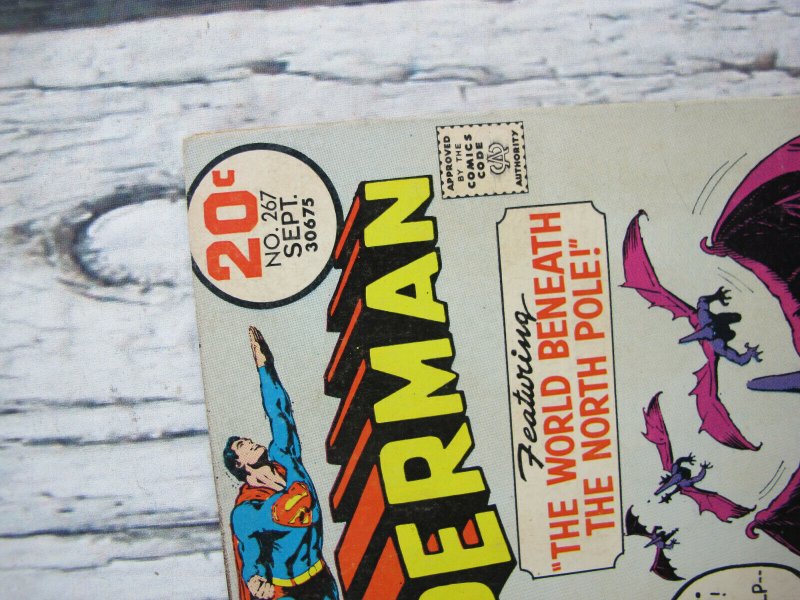 Superman #267 DC Comic Bronze Age 1973 FN