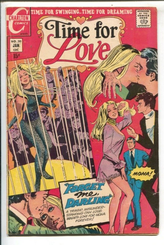 Time For Love #20 1971-Charlton-15¢ cover price-club dance cover-Time For Swi...