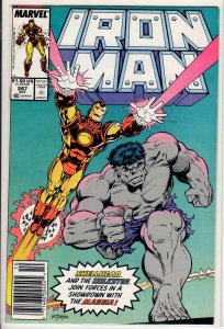 Iron Man #247 Newsstand Edition (1989) 7.0 FN/VF