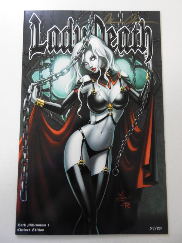 Lady Death Dark Millennium #1 Chained Edition NM Condition! Signed W/ COA!