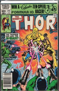 Thor #315 (1982) Thor