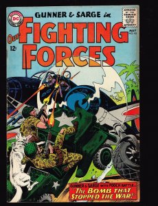 Our Fighting Forces #92 ~ The Bomb That Stopped the War ~ (6.5) 1965 WH