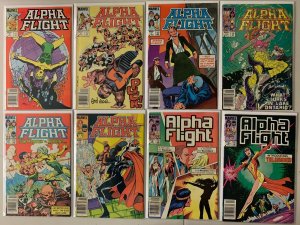 Alpha Flight comics lot #4-39 25 diff avg 5.0 (1983-86)