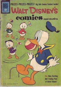 Comics and Stories, Walt Disney's #249 (Jun-61) VG Affordable-Grade Donald Du...