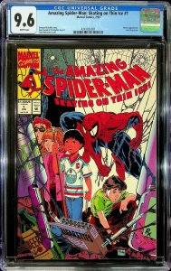 The Amazing Spider-Man: Skating on Thin Ice (1990) - CGC 9.6 - Cert #4241835001