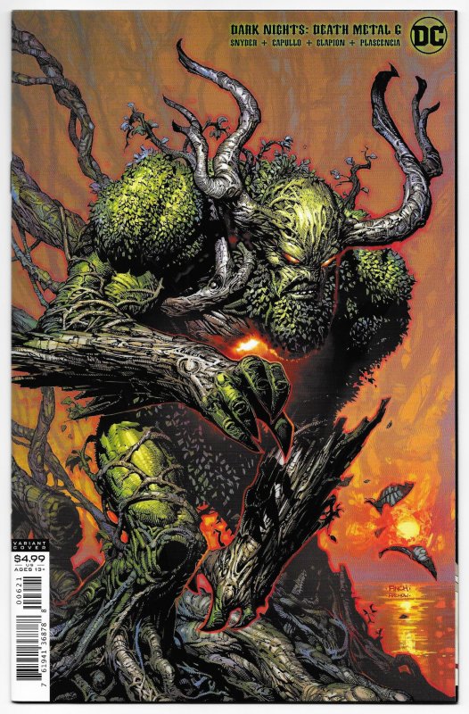 Dark Nights Death Metal #6 Finch Swamp Thing Variant (DC, 2021) NM [ITC1040]