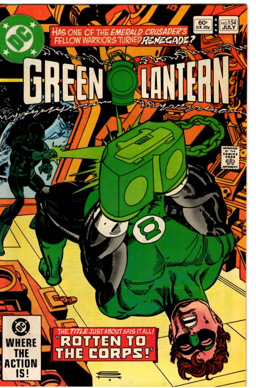 Green Lantern #154 (1960 v2) Guardians of the Universe VF+