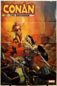 Conan The Barbarian #1 Ribic 2018 Folded Promo Poster (24x36) New! [FP273]