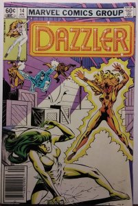 Dazzler #14 Newsstand Edition (1982) She-Hulk