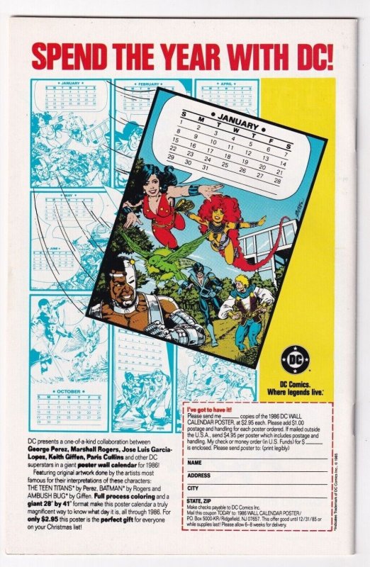 The Outsiders #4 February 1986 DC Mike Barr Jim Aparo 