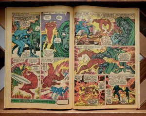 Fantastic Four #58 VG (Marvel 1967) Iconic Kirby DR DOOM cover + SILVER SURFER 