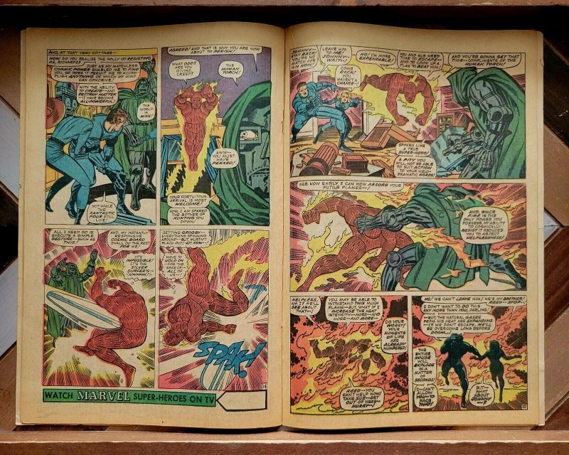 Fantastic Four #58 VG (Marvel 1967) Iconic Kirby DR DOOM cover + SILVER SURFER 