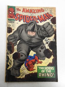 The Amazing Spider-Man #41 (1966) VG- Condition moisture stains