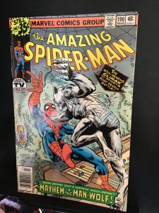 The Amazing Spider-Man #190 (1979) John Byrne! high-grade Man-Wolf  key! VF/NM