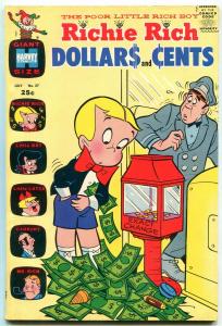 RICHIE RICH DOLLARS AND CENTS #37 1970-HARVEY COMICS