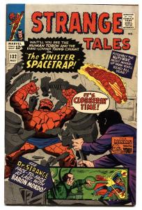 STRANGE TALES #132-HUMAN TORCH-THING-DR. STRANGE-1965 fn/vf