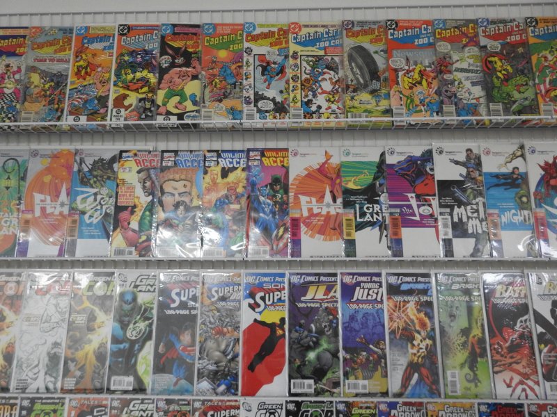 Huge Lot of 160+ Comics W/ Green Lantern, Superman, Batman Avg VF Condition!