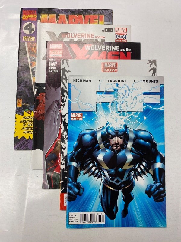 5 MARVEL comic books Preview Wolverine X-Men 5 8 Ultimates #5 FF #6 17 KM19