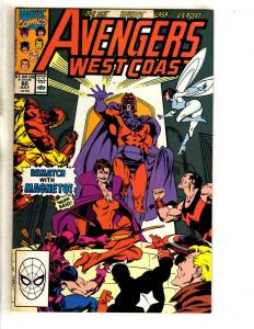 10 West Coast Avengers Marvel Comic Books # 53 54 55 56 57 58 59 60 61 62 DB3