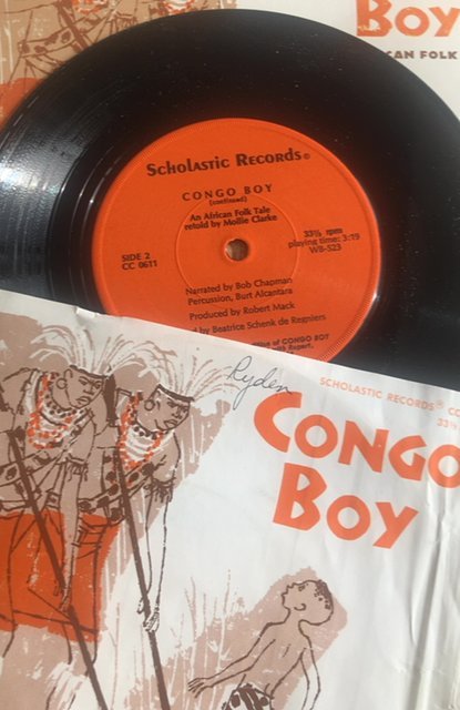 Congo boy an African Folktale, scholastic book and record, 1973