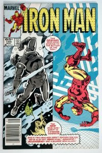 Iron Man #194 MARK JEWELERS EDITION, 1st App Scourge & Alice Nugent