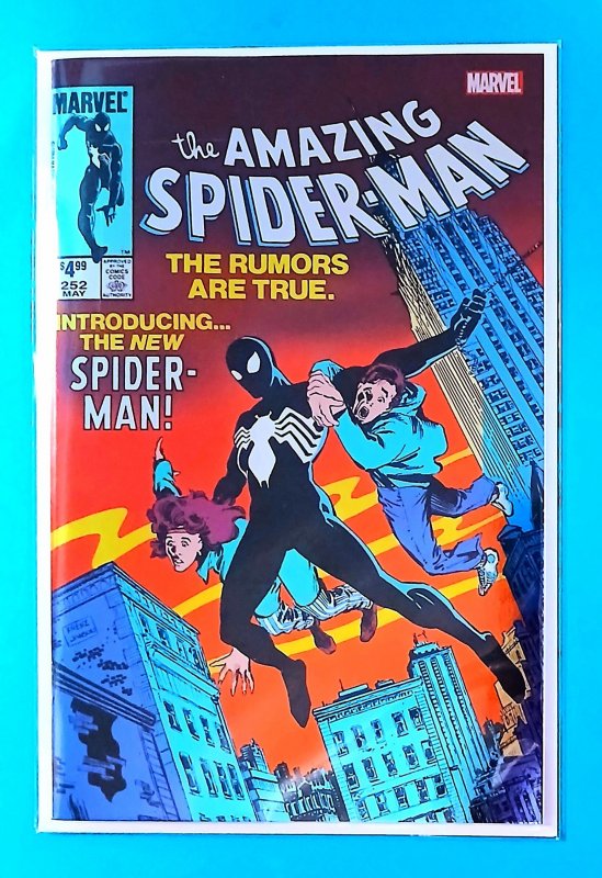 Amazing Spider-Man 252 (1984) FOIL Key 1st New Alien Black Suit/Peter Venom Gwen
