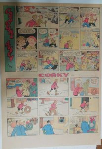 (44) Gasoline Alley Sunday Pages by Frank King 1936 Full Pages ! 15 x 22 inches