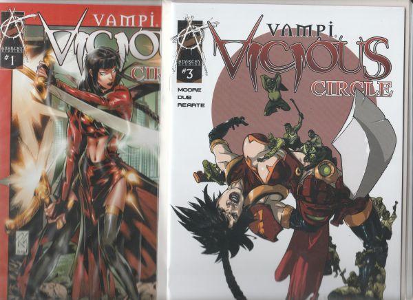 Vampi Vicious Circle set #1to3 (Jun-04) NM Super-High-Grade Vampirella