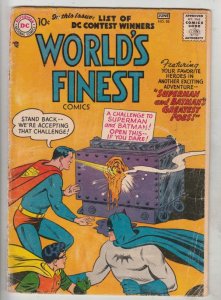 World's Finest #88 (Jun-57) FR Low-Grade Superman, Batman, Robin