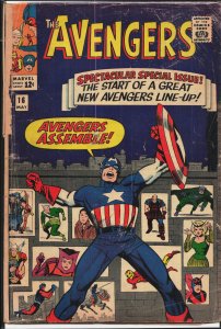 The Avengers #16 (1965) The Avengers PR Condition